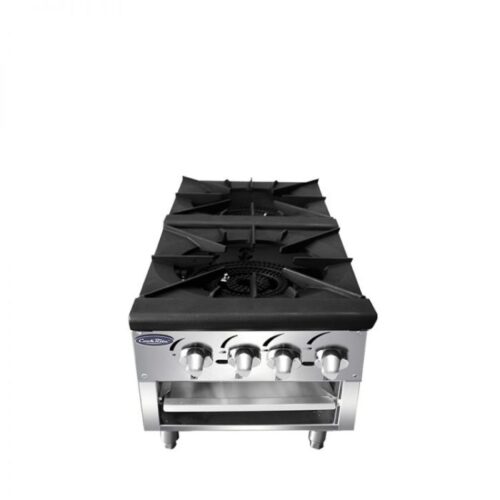 CookRite – ATSP-18-2L — Double Stock Pot Stove, Low Height